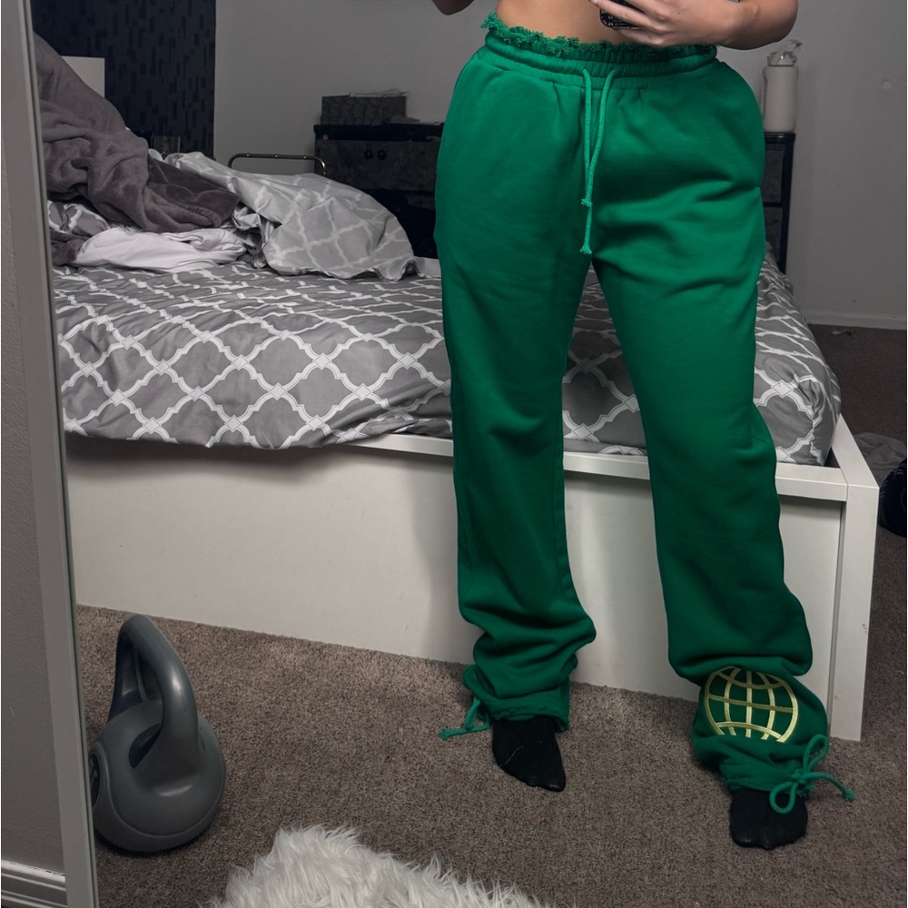 Chroma Collective Green Yellow Sweatpants - Picture 4 of 6